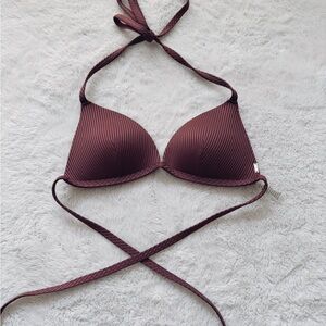Victorias secret PINK dark pink mauve bikini top